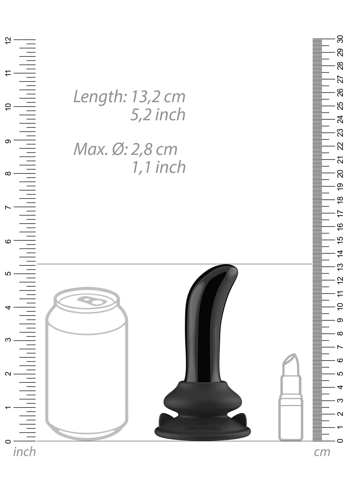 Shots Prickly - Wibrator, Czarny, 11 cm
