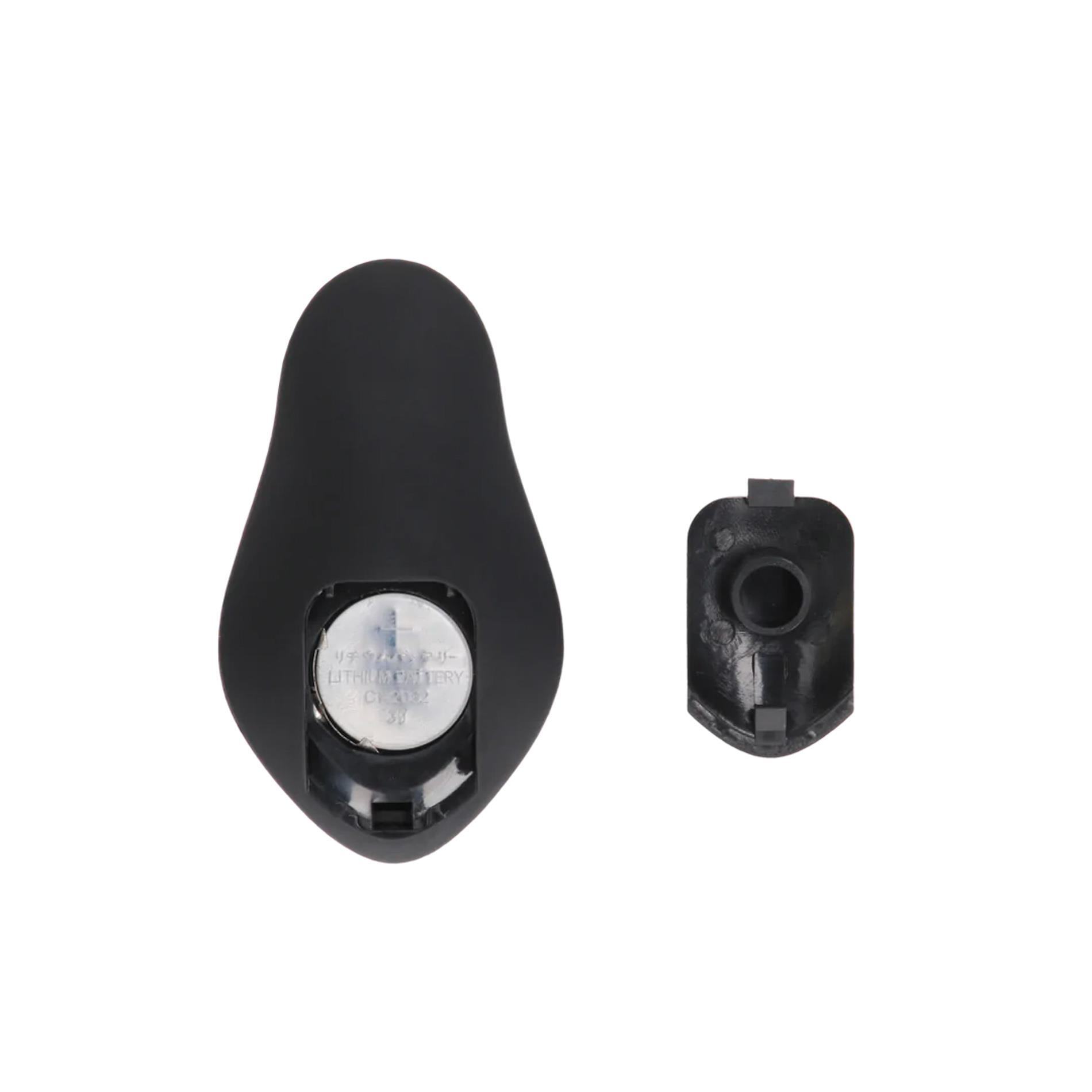 Анальна пробка Ouch! E-stim Vibrating Butt Plug Cockring, 14.5 см (чорний)