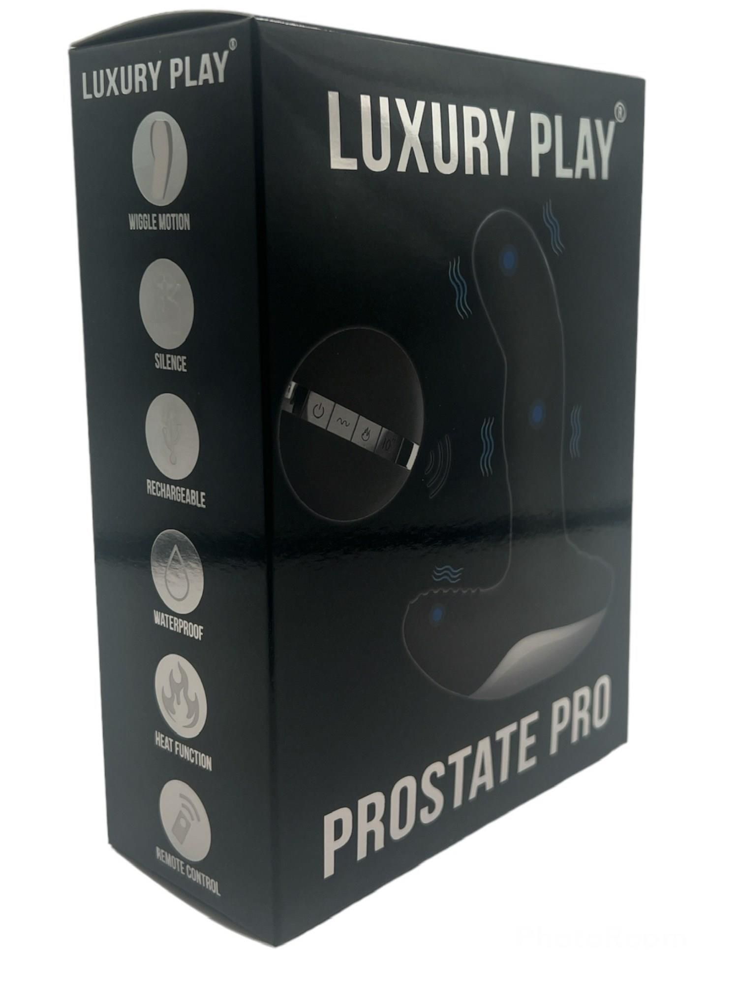 Stymulator prostaty Luxury Play, 13.8 cm (czarny)