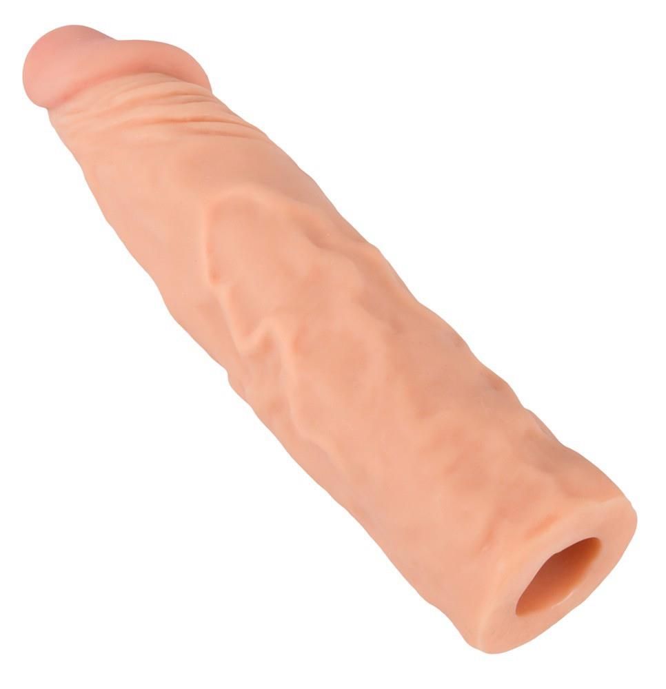Насадка на пенис Nature Skin Extension Sleeve, 19,5 см (телесный)