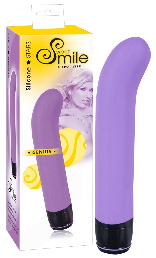 Вибратор Smile Sweet G-Spot Vibe Genius, 20 см (фиолетовый)