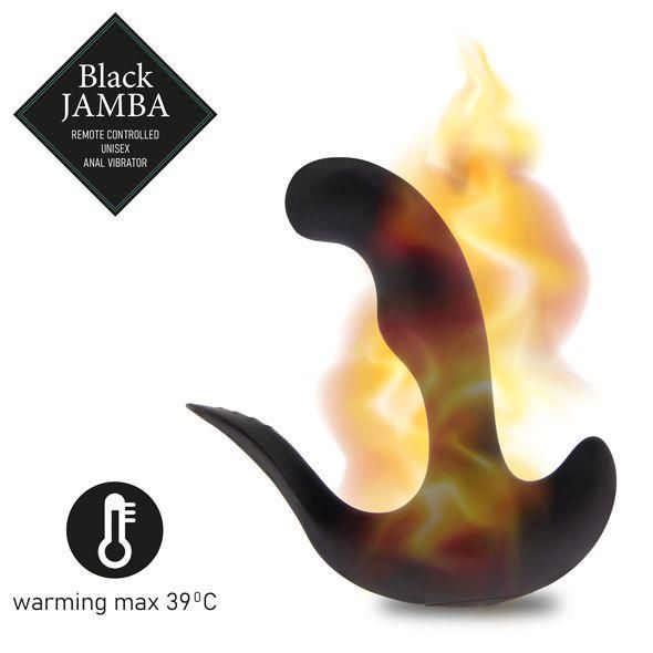 Анальный вибратор FeelzToys Jamba, 12,3 см (черный)