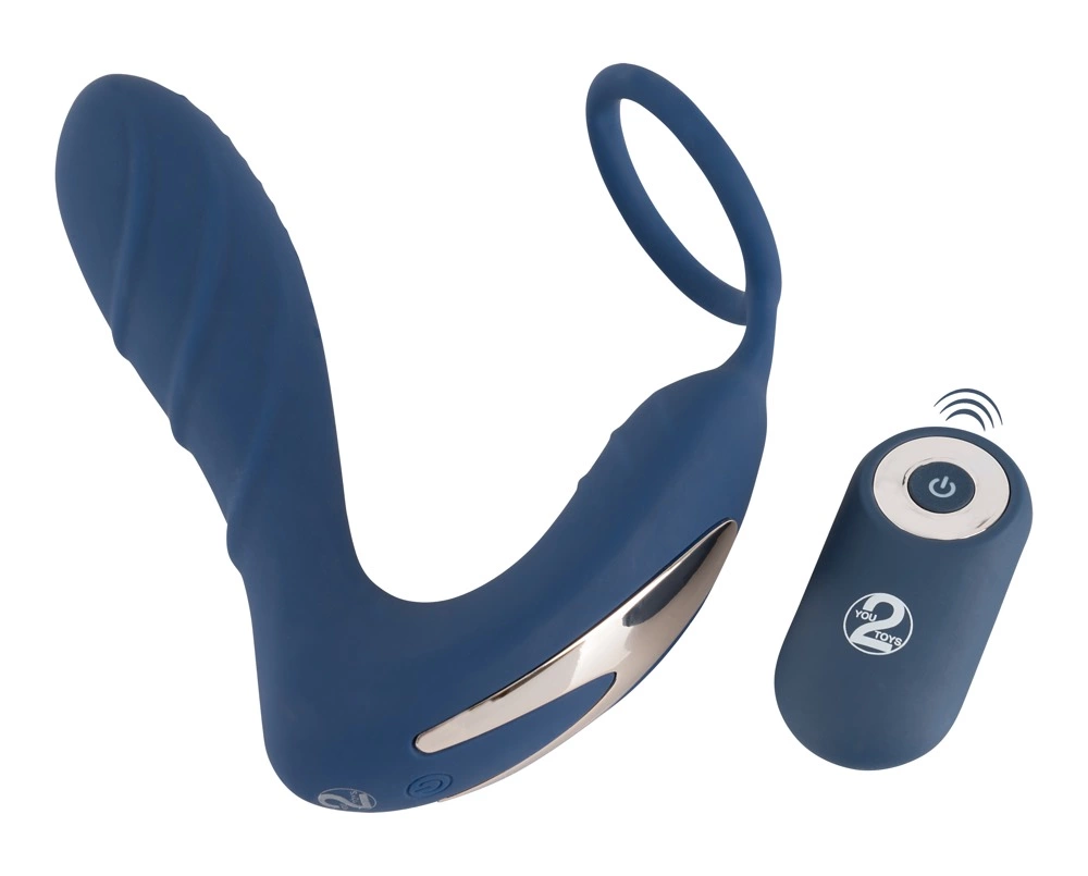 Стимулятор простаты You2Toys Prostate Plug, 14.5 см (синий)