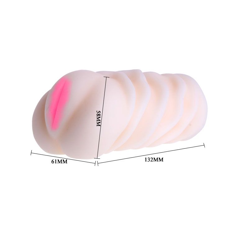 BAILE Baile 3D Realistic Pussy Stroker - Masturbator, Różowy, 15 cm
