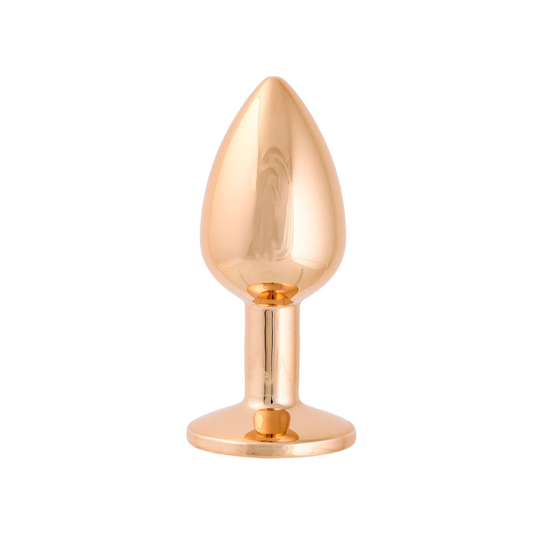 Korek analny z kryształem Simply Pleasure S, 7 cm (różowy)