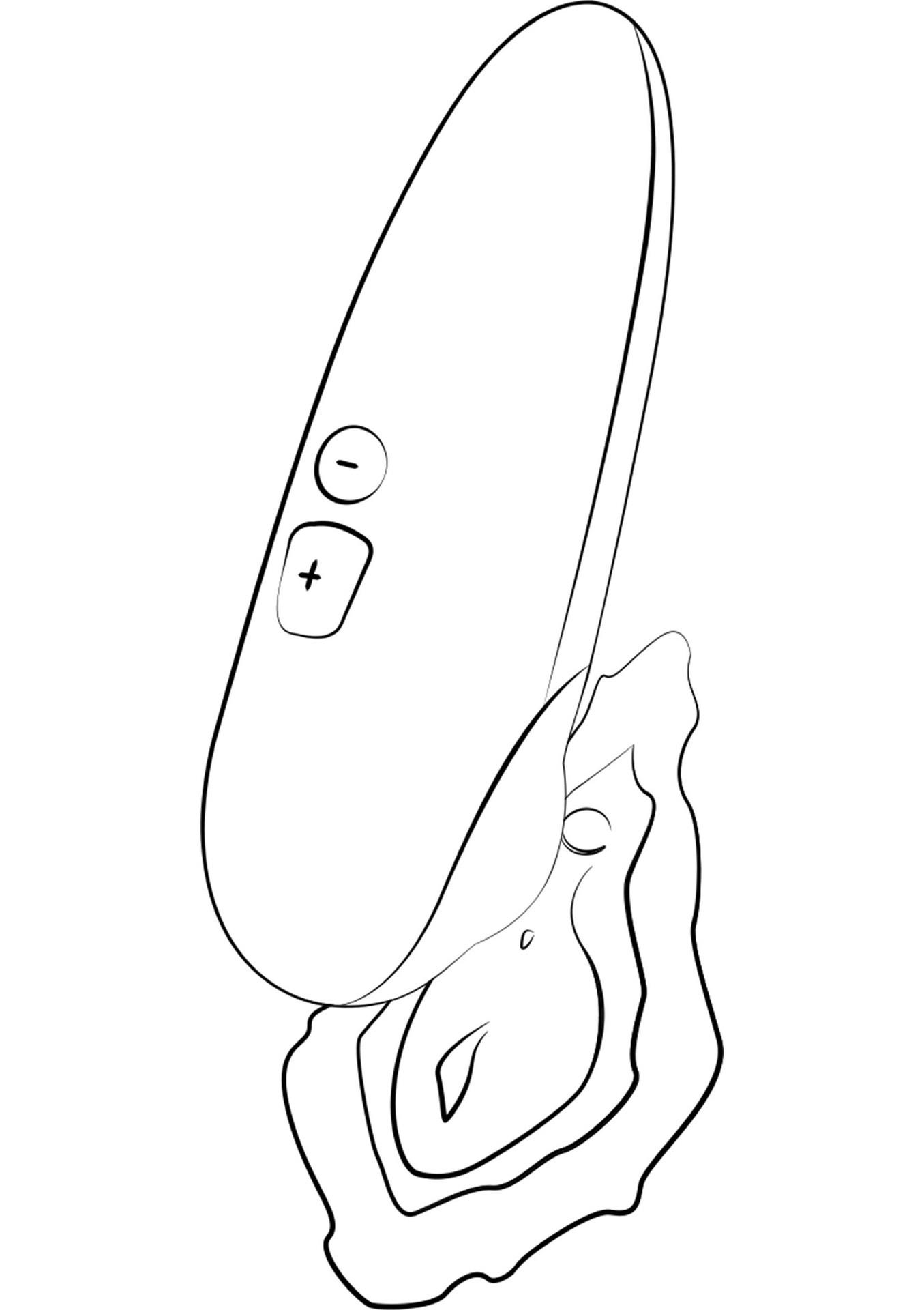 Вакуумный стимулятор клитора Romp Switch X (оранжевый)