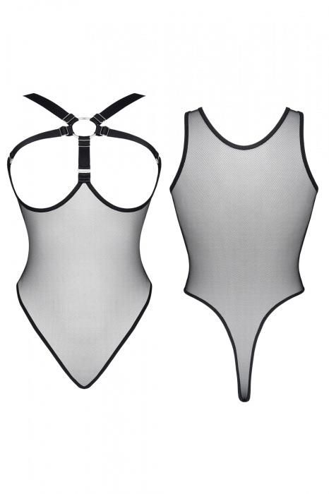 Боди Demoniq LadyX Mayte, XXL (черный)