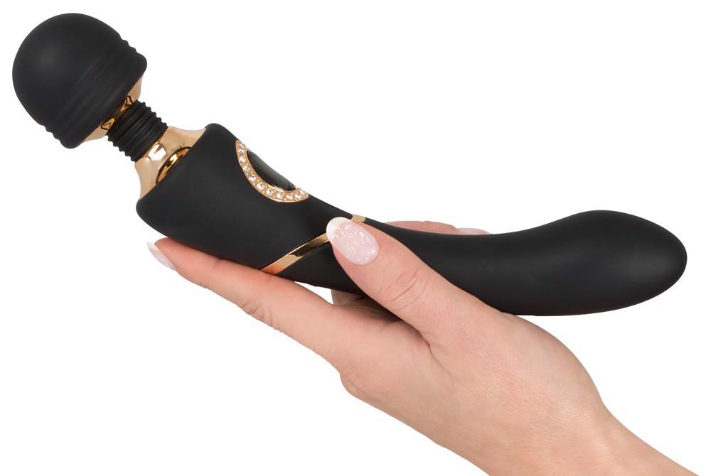 Вибромассажер Cleopatra Wand, 24.2 см (черный)