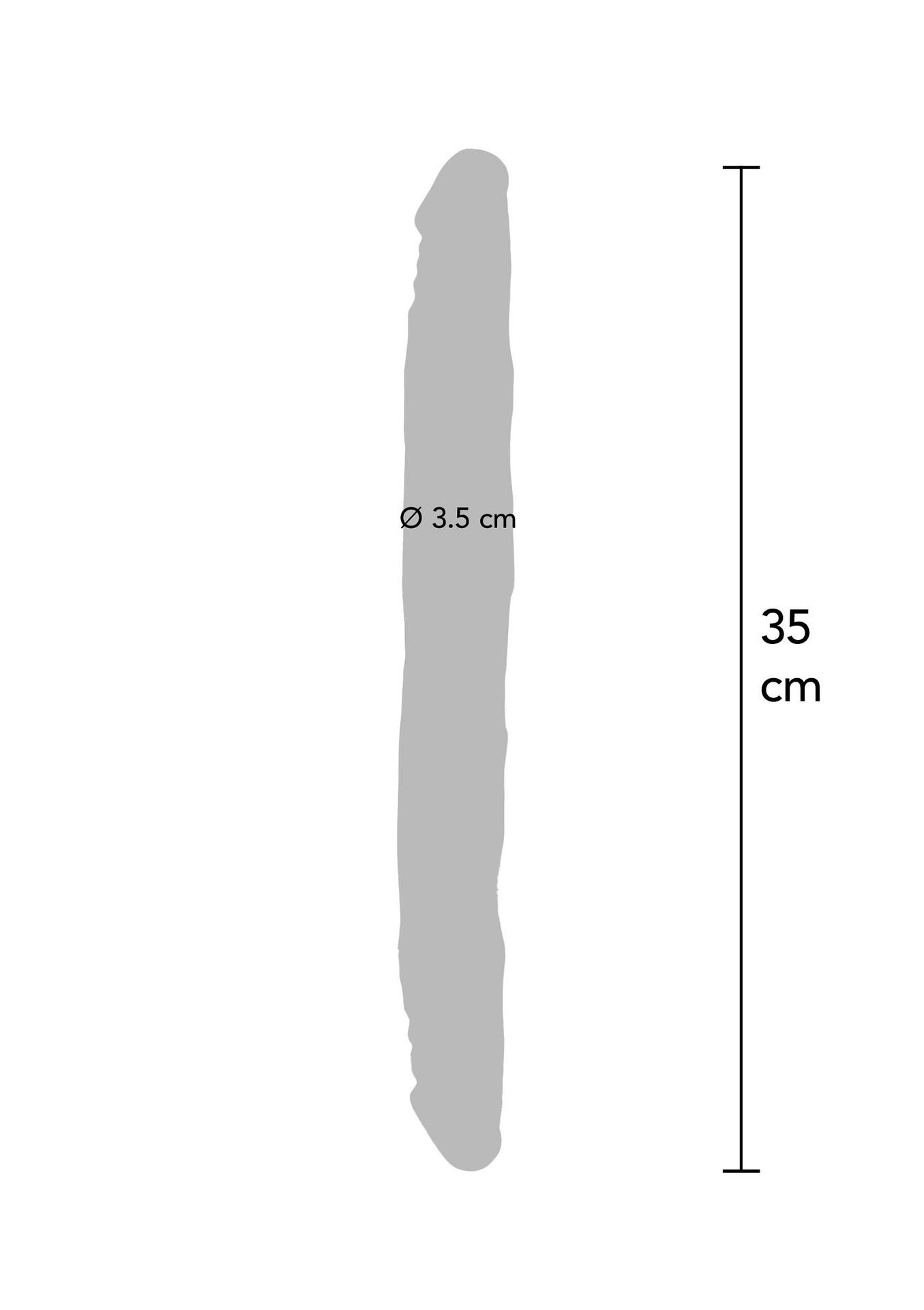 Двухсторонний фаллоимитатор Get Real Double Dong 14 Inch, 35.5 см (телесный)