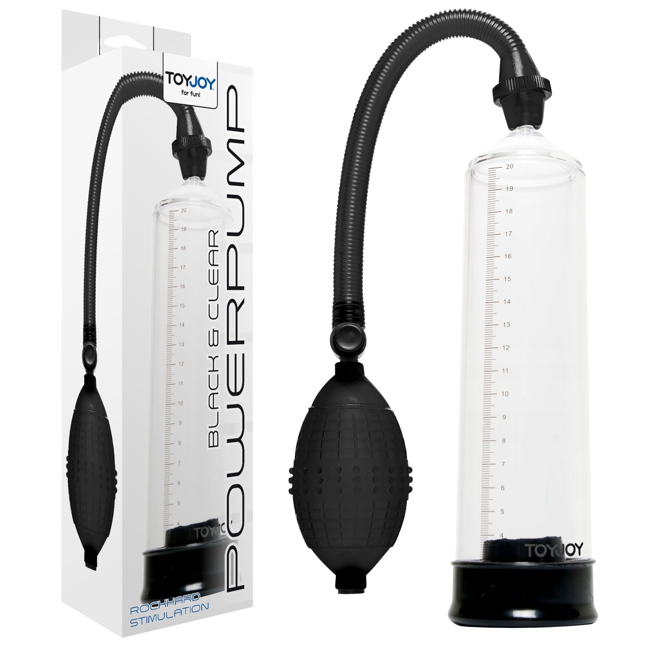 Помпа для пеніса Pressure Pleasure Pump, 20 см (прозорий)