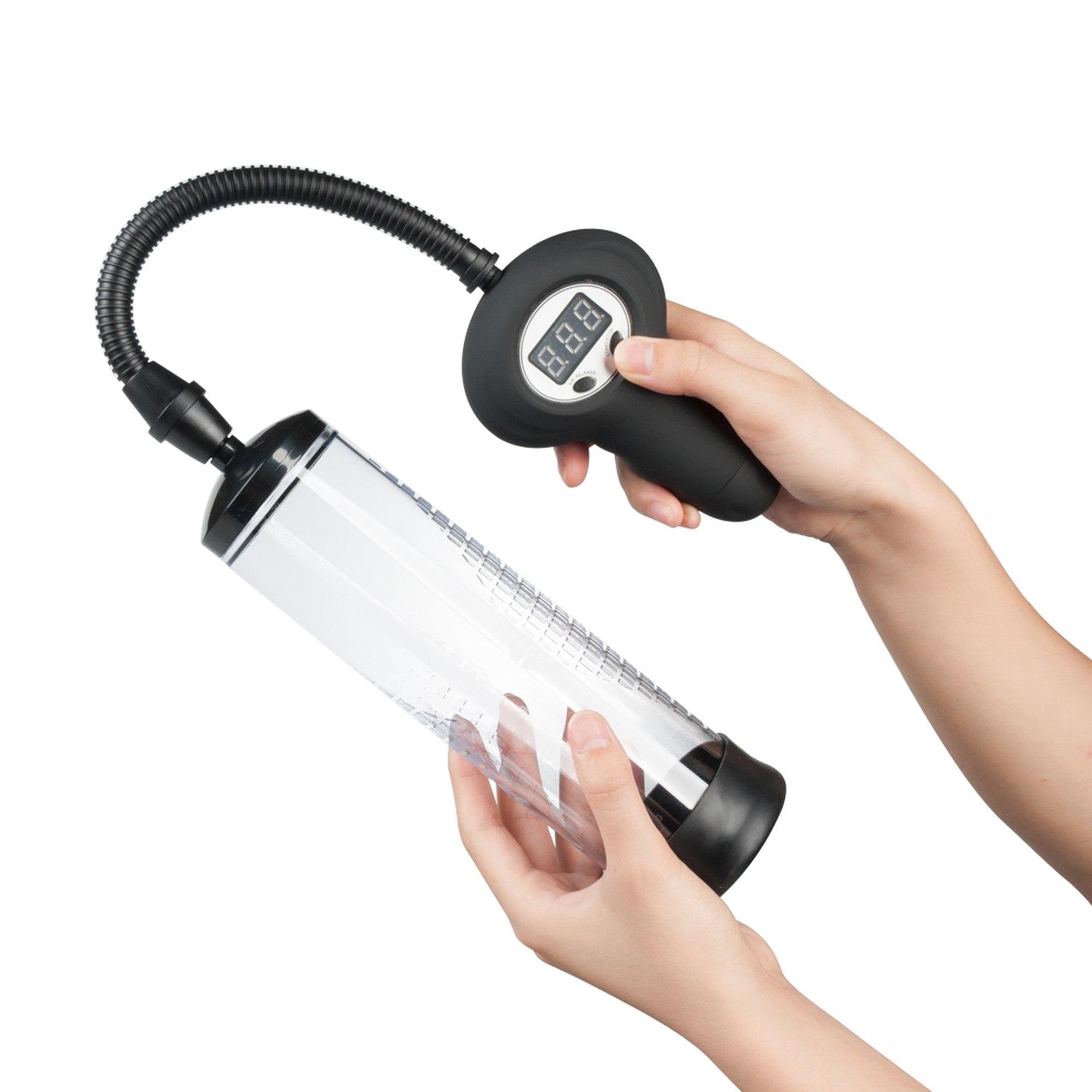 Boys of Toys Powerpump Electric Vacuum Pump Rechargeable - Pompka próżniowa do penisa B -, Przezroczysty, 22 cm