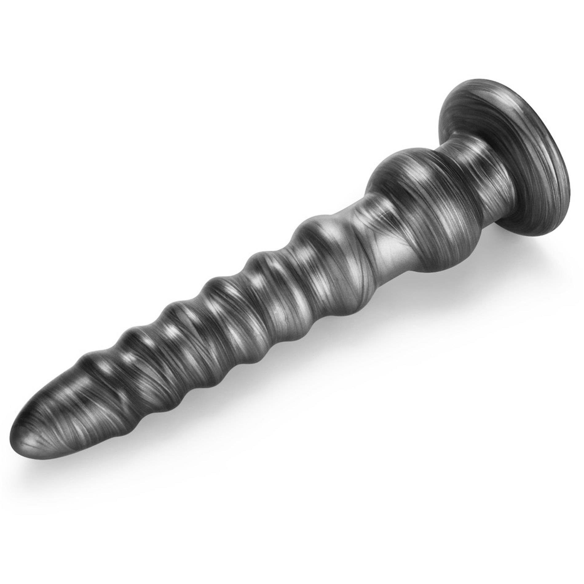 Вибратор King Sized Vibrating Vibrax Slider 12.5", 32.3 см (серый)