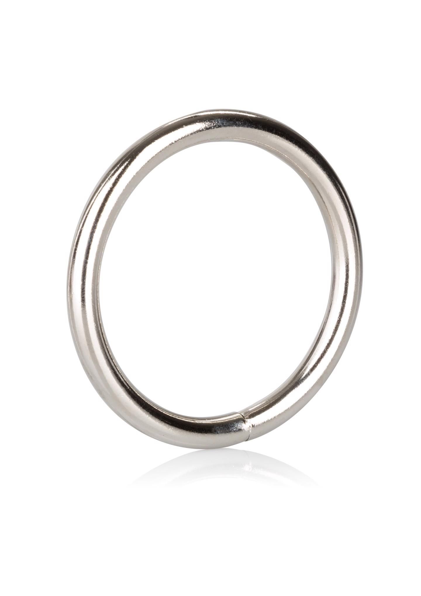 Эрекционное кольцо CalExotics Silver Ring Large, 5 см (серебристый)