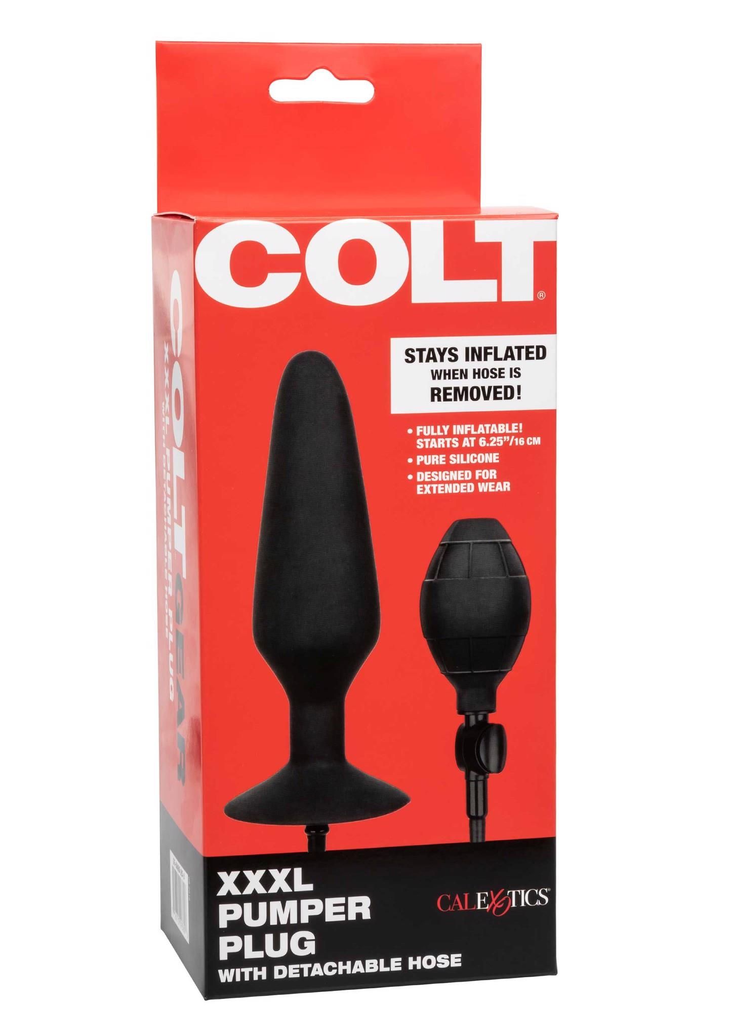 CalExotics Xxxl Pumper Plug - Korek analny, Czarny, 16 cm