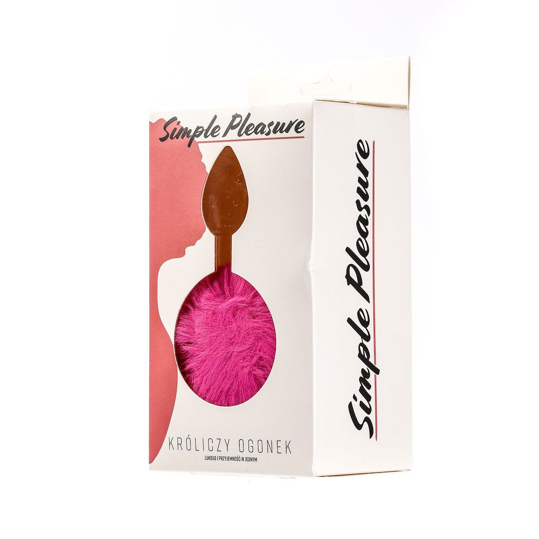 Korek analny Simply Pleasure S, 6.5 cm (różowy)
