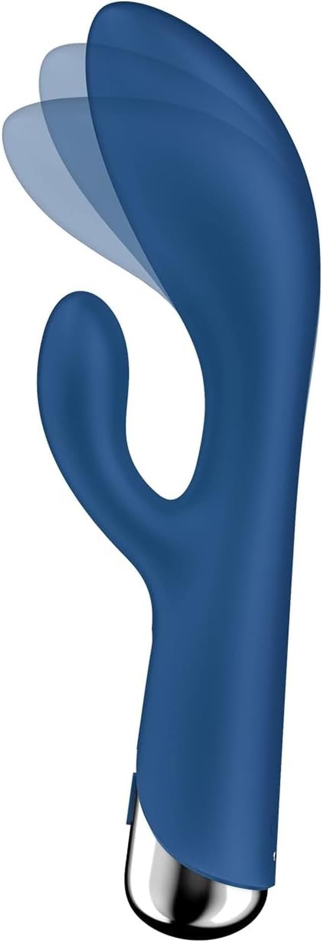 Вібратор-кролик Satisfyer Spinning Rabbit 1, 20 см (синій)