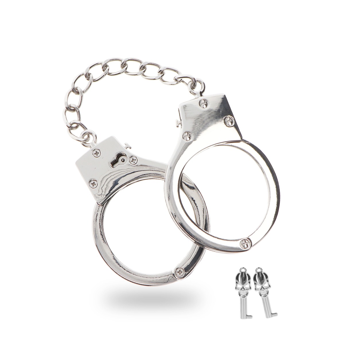 Наручники Taboom Silver Plated BDSM Handcuffs, 6,5 см (серебристый)