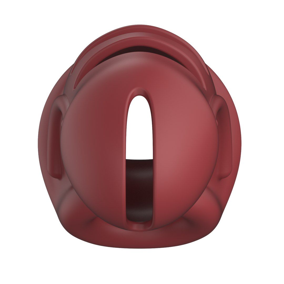 Пояс вірності для чоловіків ManCage Model 28 Chastity Cage, 9.5 см (червоний)