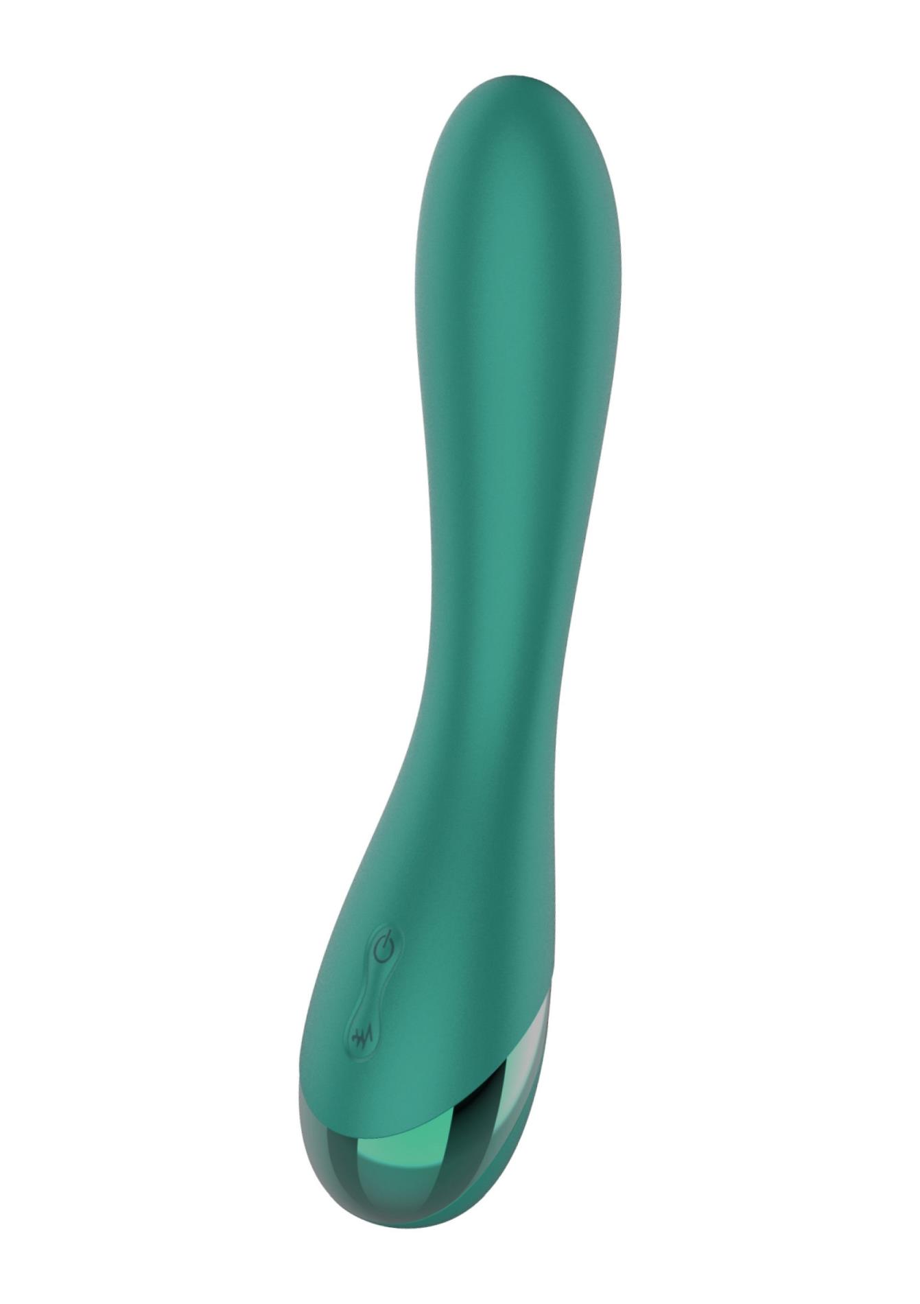 Вибратор Xocoon Timeless Love G-Spot, 19 см (зеленый)