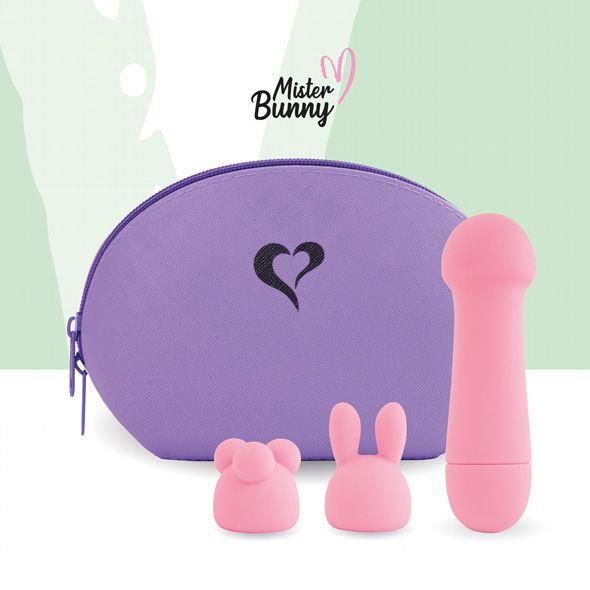 Мини-вибратор FeelzToys Mister Bunny, 13,5 см (розовый)