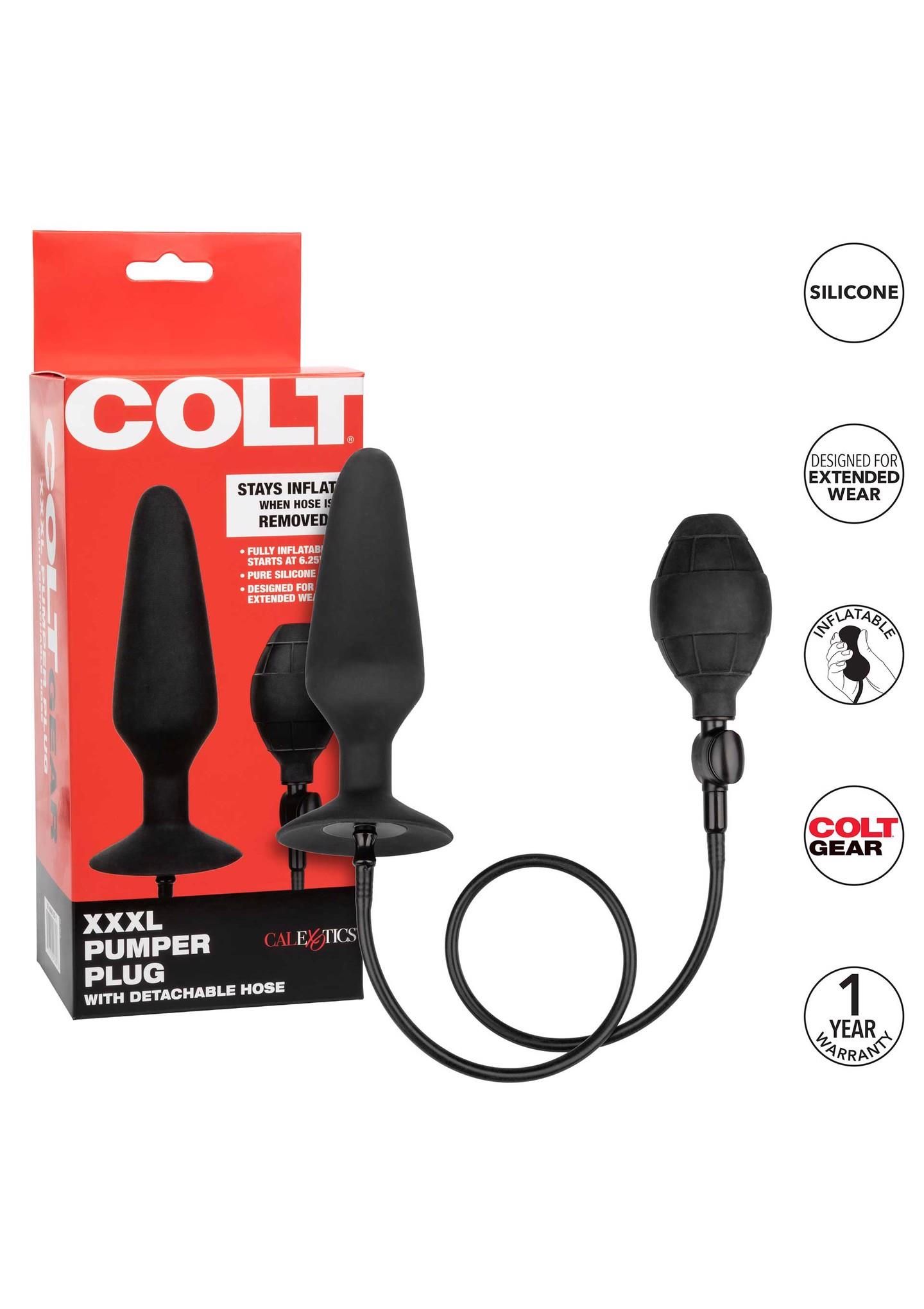 CalExotics Xxxl Pumper Plug - Korek analny, Czarny, 16 cm