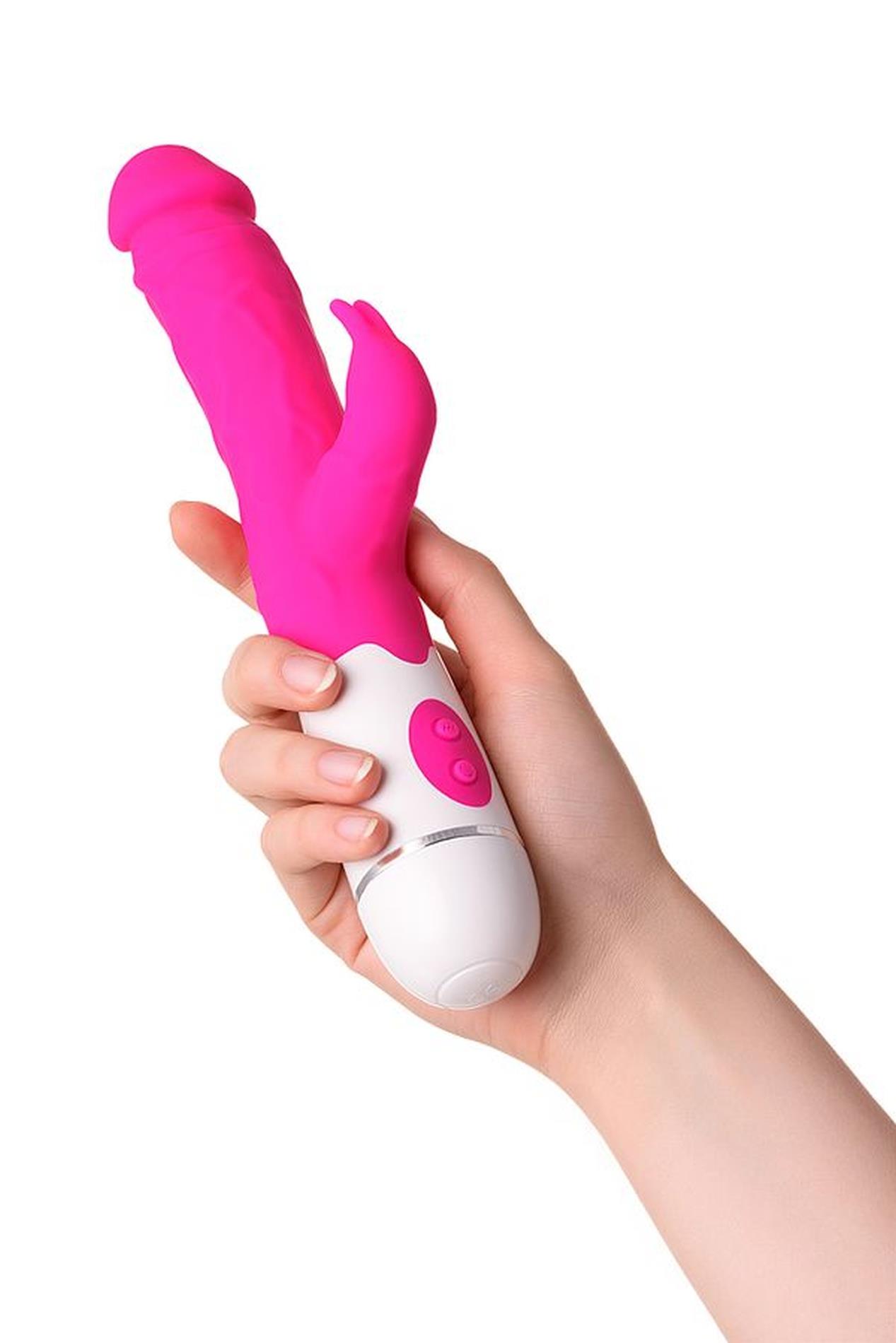 Вибратор-кролик A-Toys Mist, 25.4 cm (розовый)