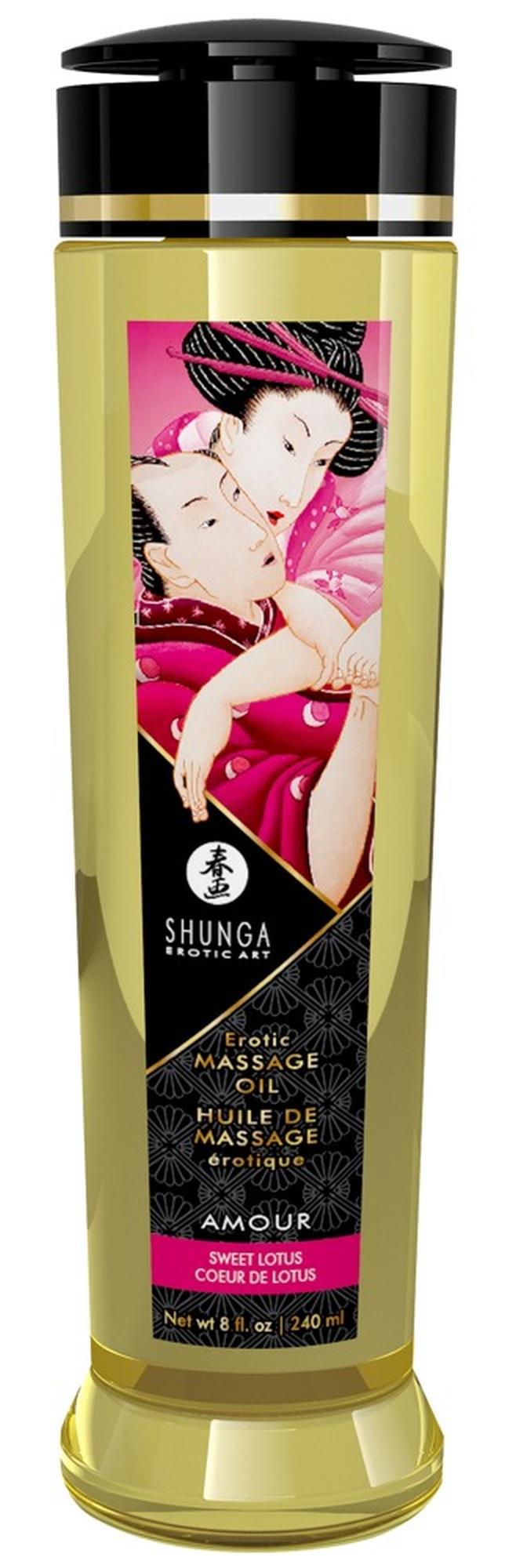 Масажна олія Shunga Erotic Sweet Lotus, 240 мл