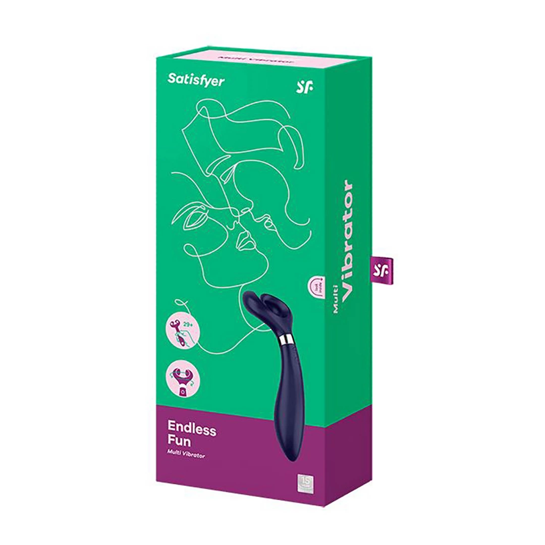 Вибратор Satisfyer Endless Fun, 23.5 см (синий)