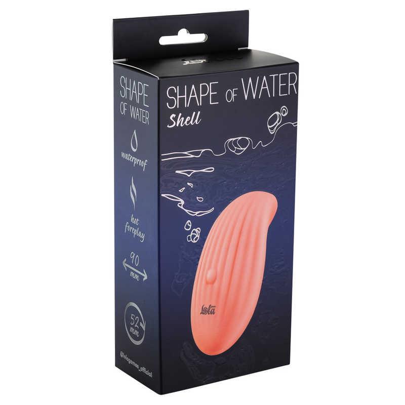Вибратор Lola Toys Shape of Water, 9 см (персиковый)