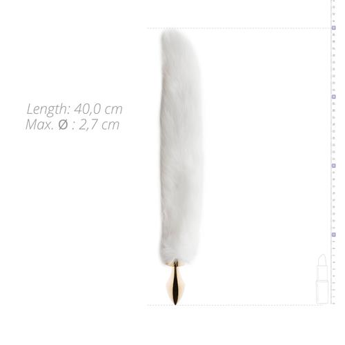 Korek analny EasyToys Lisi Ogon, 42 cm (złoty)