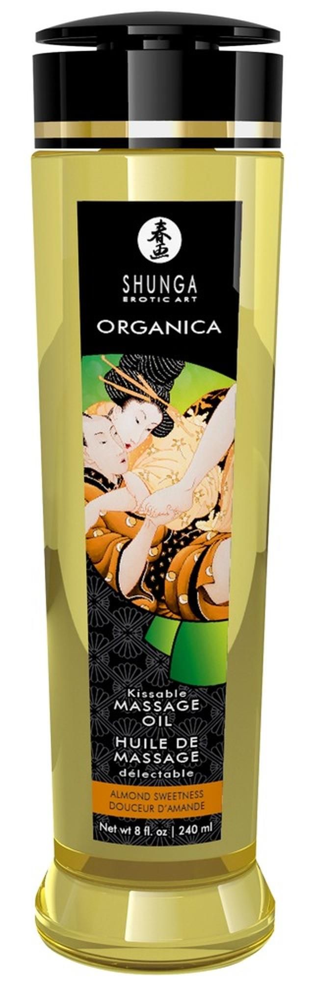 Масажна олія Shunga Organica мигдаль, 240 мл