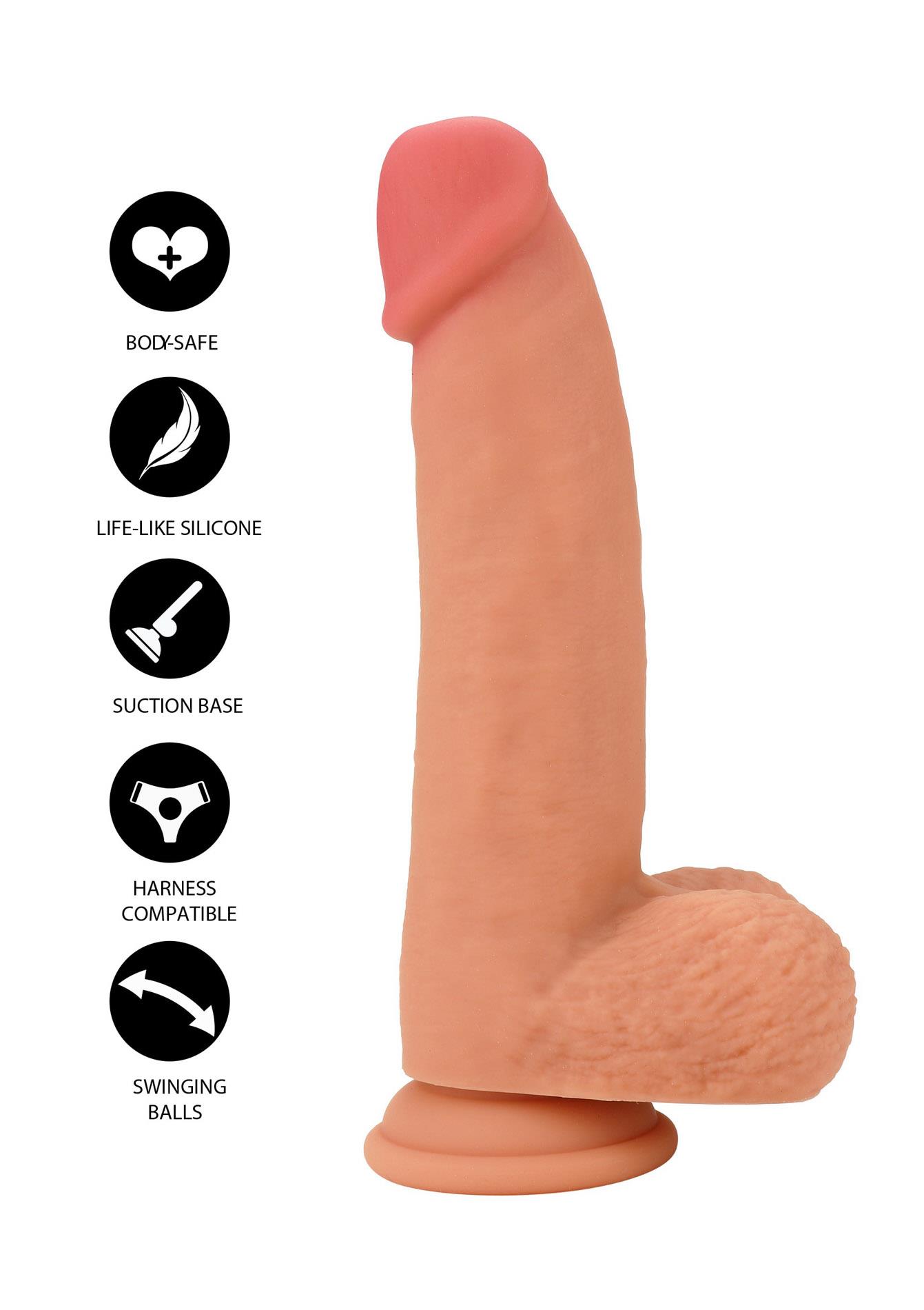 Фаллоимитатор Hidden Desire Realistic Dildo, 19 см (телесный)