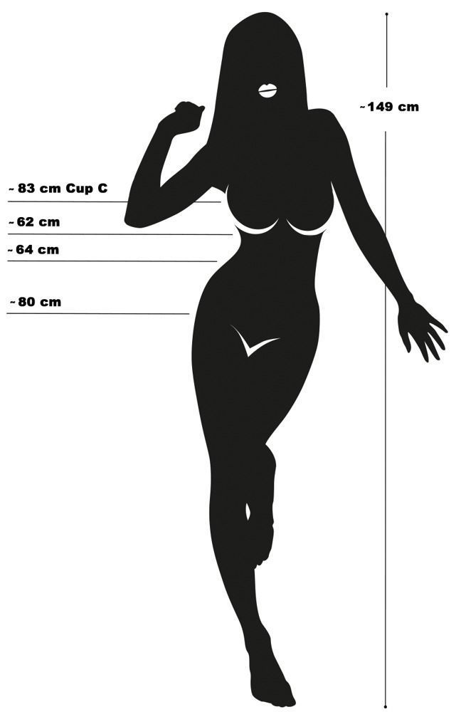 Секс-лялька Pamela Love Doll, 149 см (тілесний)