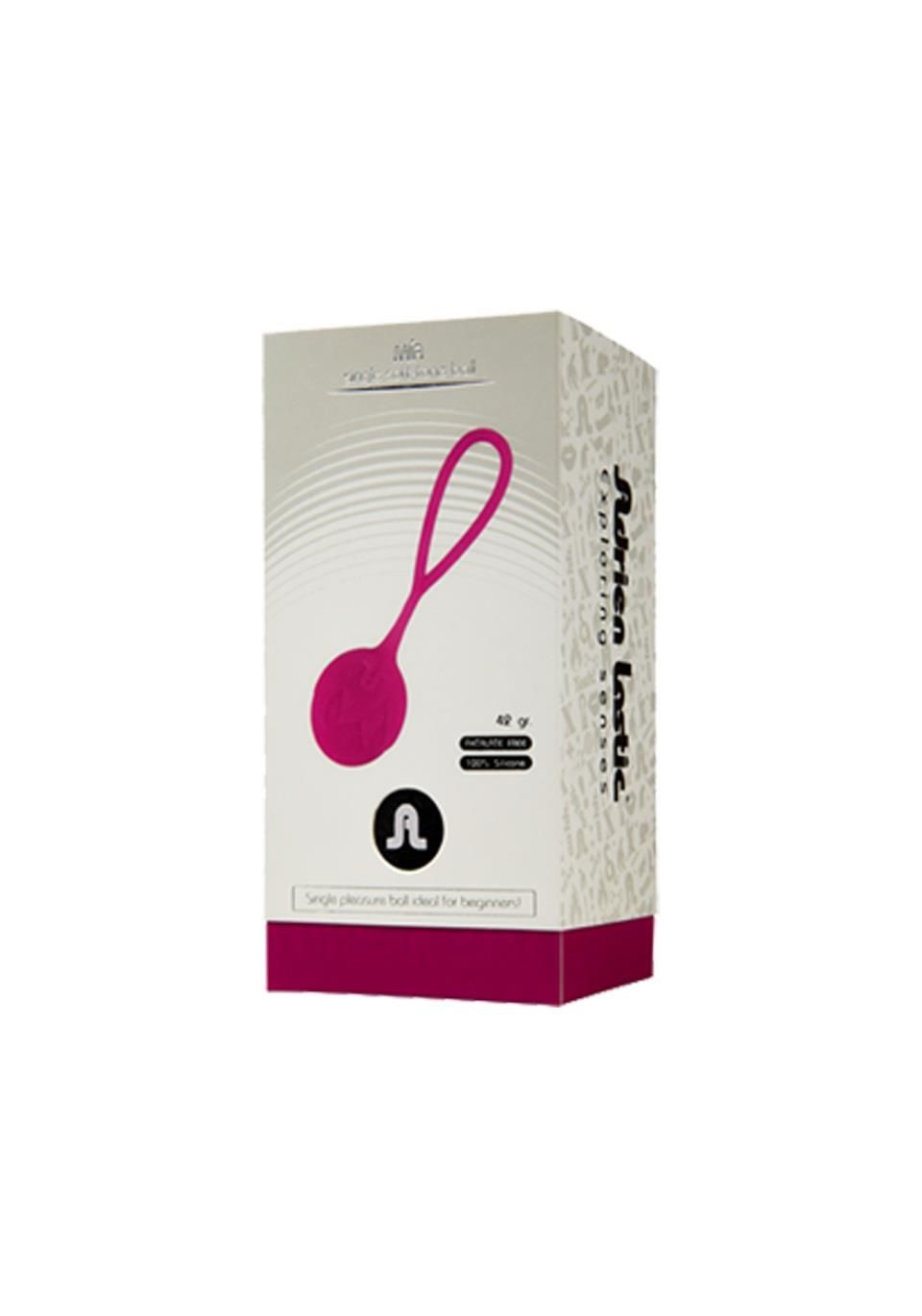 Вагинальные шарики Adrien Lastic Mia Single Soft-Tone Ball, 12 см (розовый)