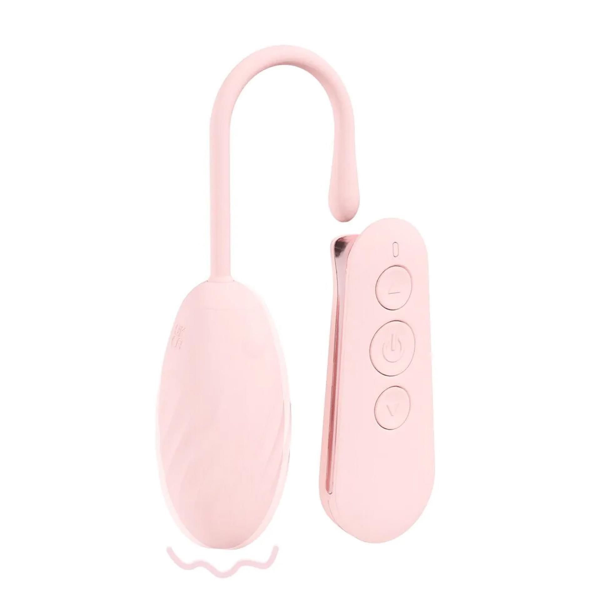 Wibrujące jajko Loveline Felicite, 19 cm (różowy)