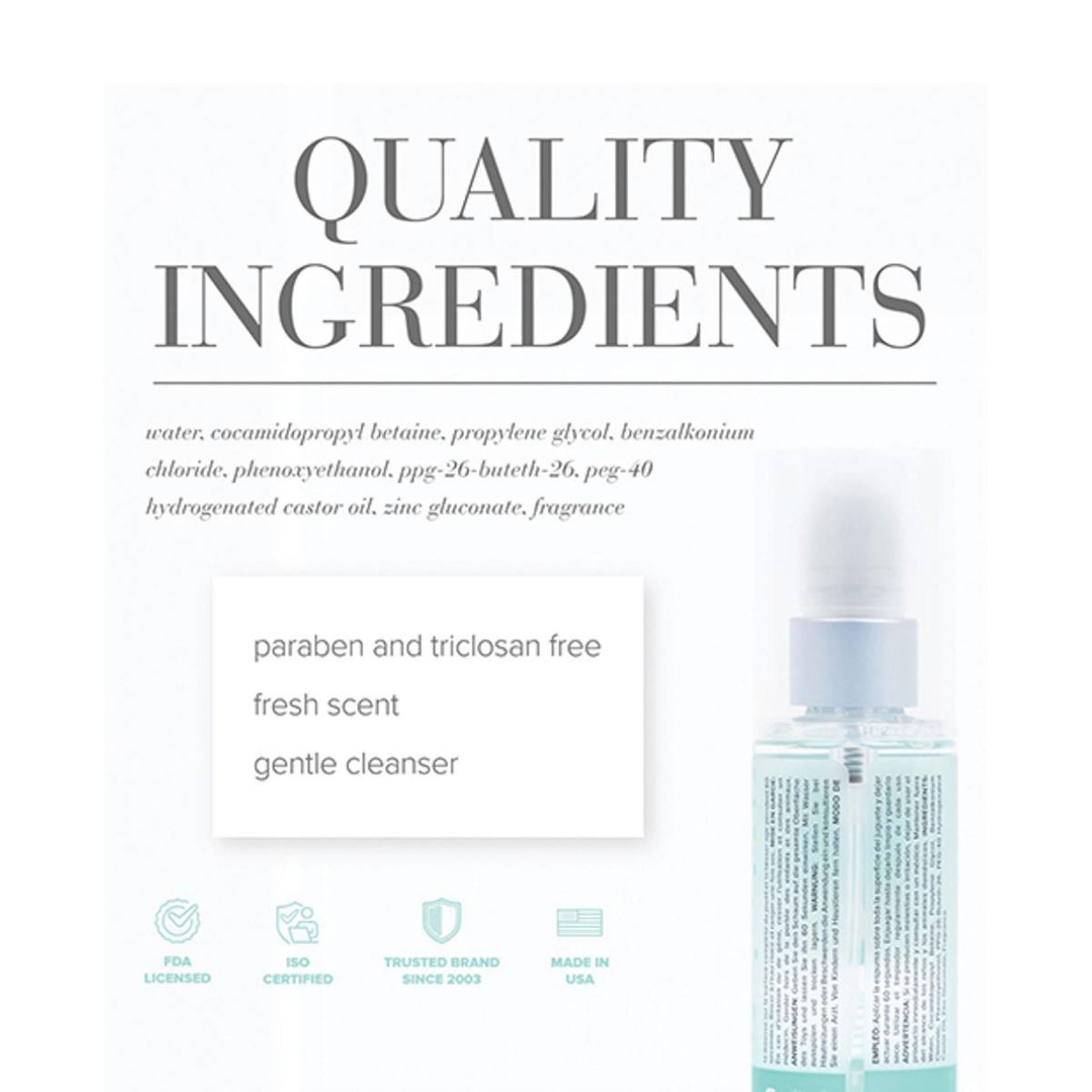 Spray do czyszczenia zabawek erotycznych System JO Misting Fresh Scent Toy Cleaner, 60 ml