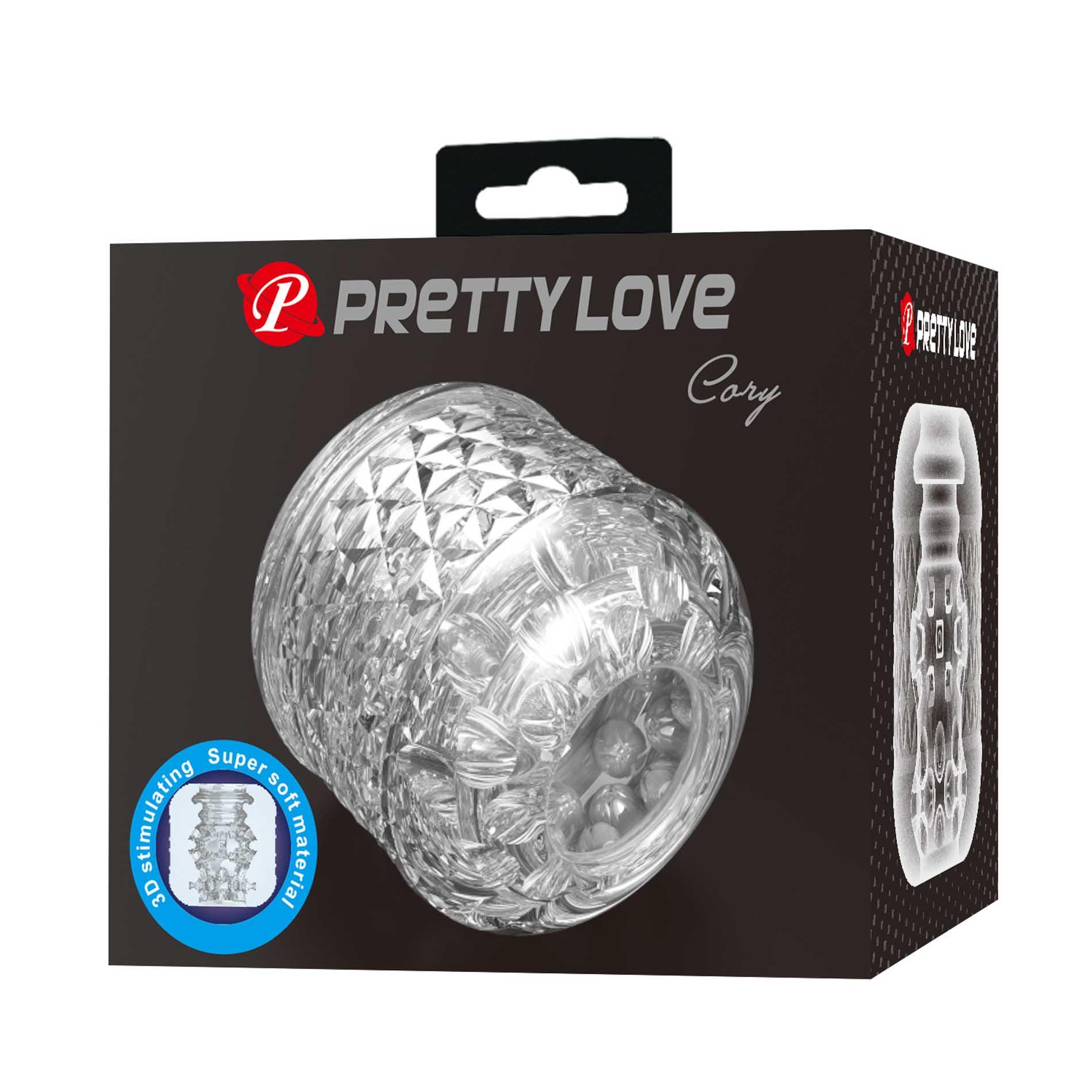 Мастурбатор Pretty Love Cary (прозрачный)