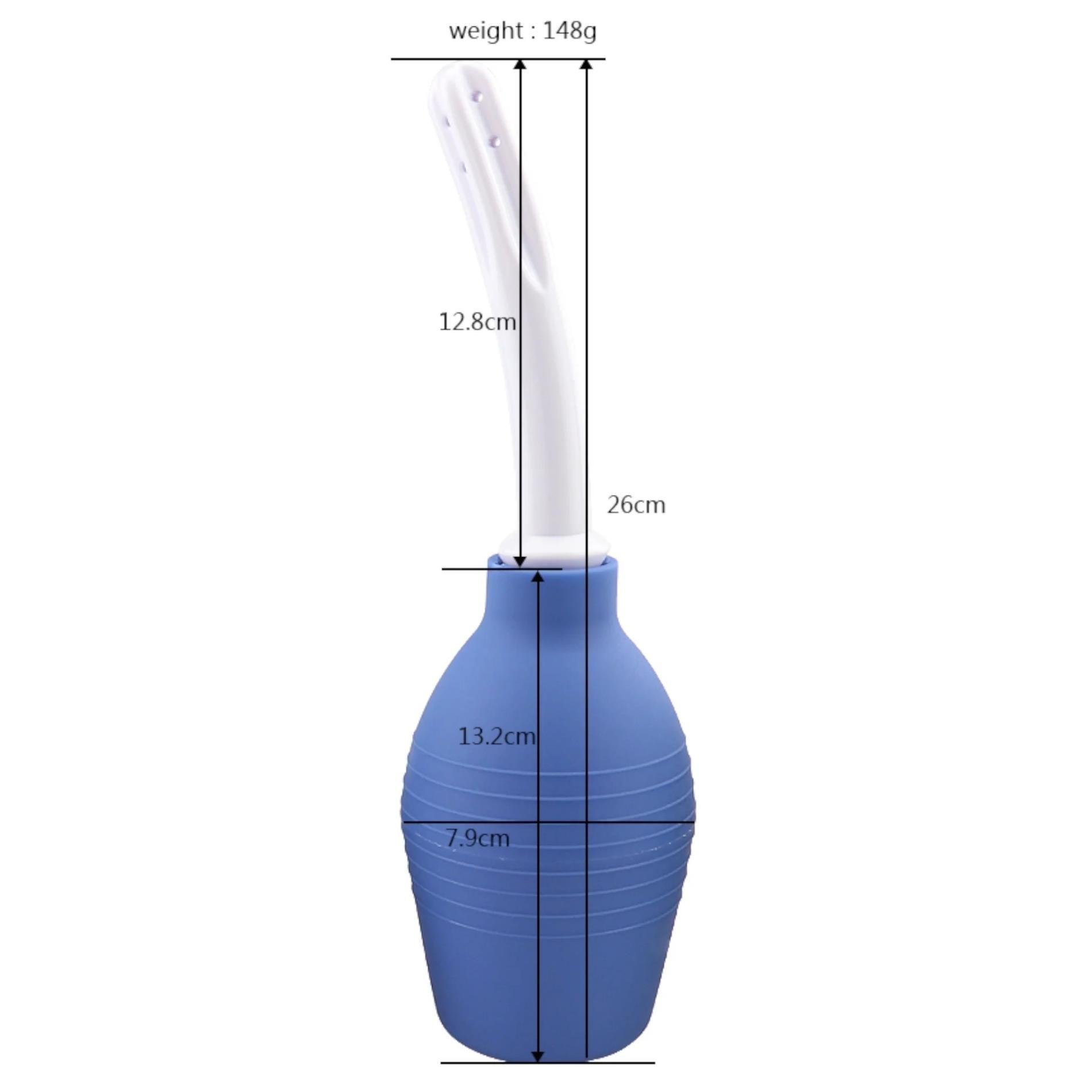 Prysznic analny Power Escorts Anal Douche, 330 ml (niebieski)