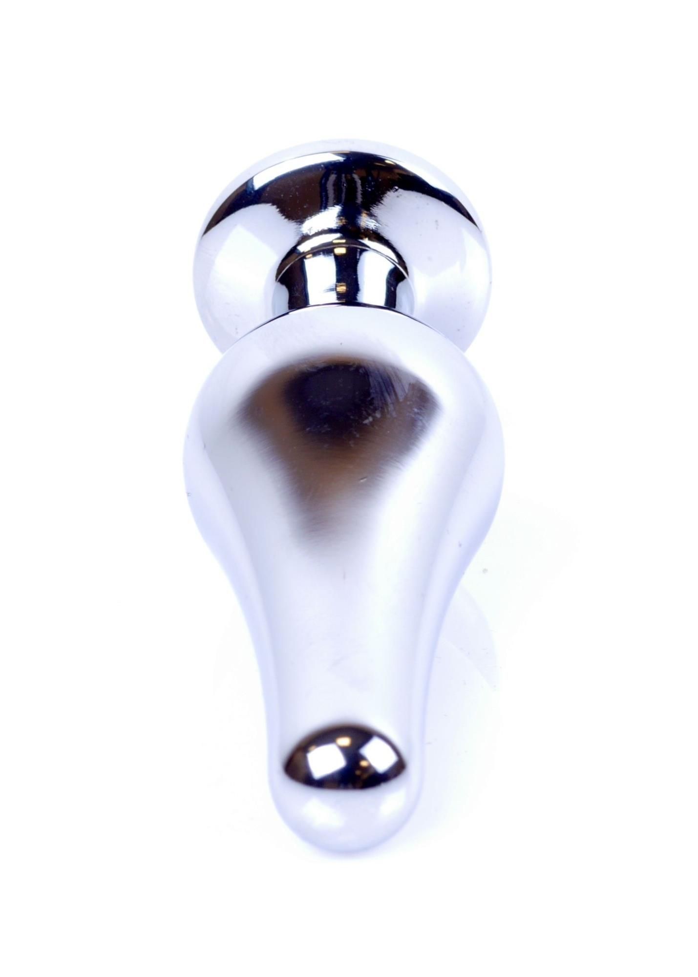 Анальна пробка B-Series HeavyFun Jewellery Silver Plug, 9.5 см (світло-рожевий)