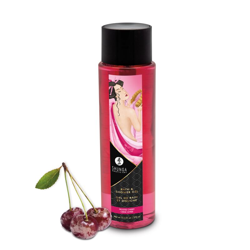 Гель для душа Shunga Bath & Shower Gel Frosted Cherry, 370 мл