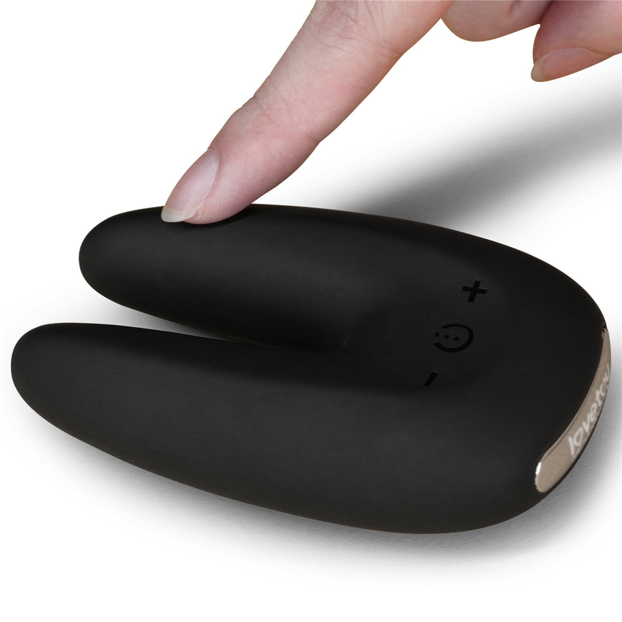 Wibrator LoveToy O-Sensual Rapture Twin, 9 cm (czarny)