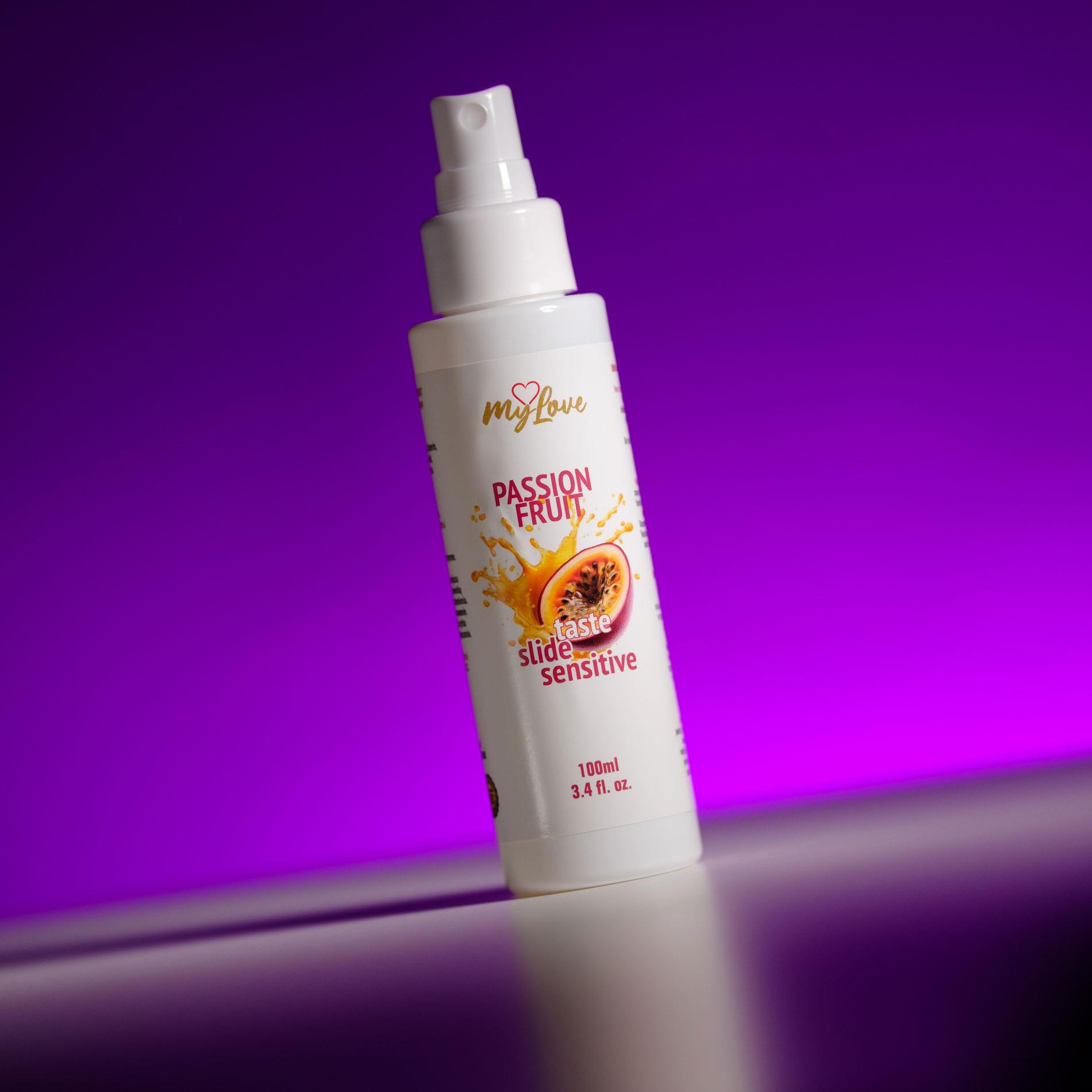 Лубрикант на водной основе MyLove Taste Slide Sensitive Passion Fruit, 100 мл