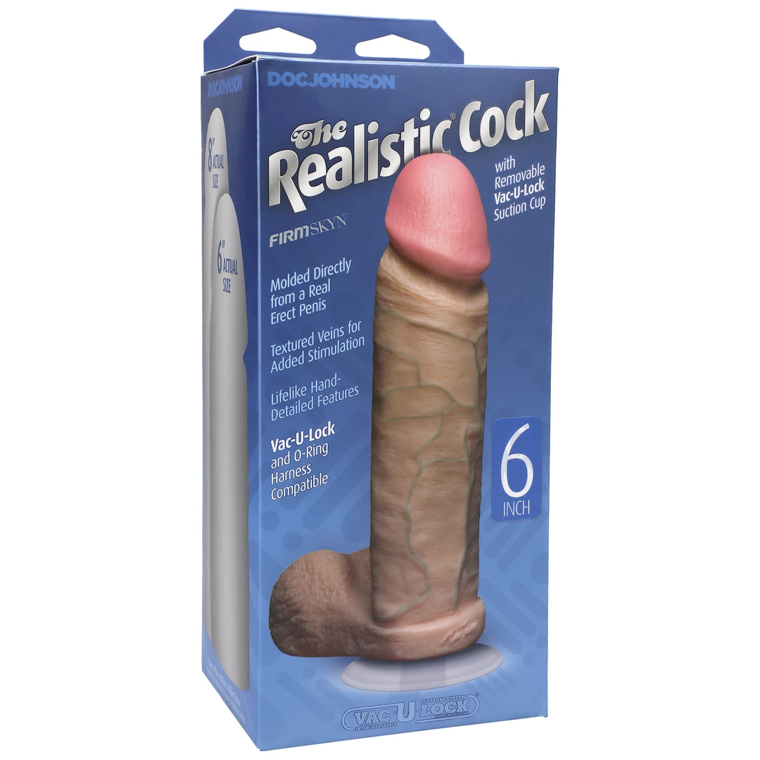 Фаллоимитатор Realistic Cock Ultraskyn 6 Inch, 17.3 см (телесный)