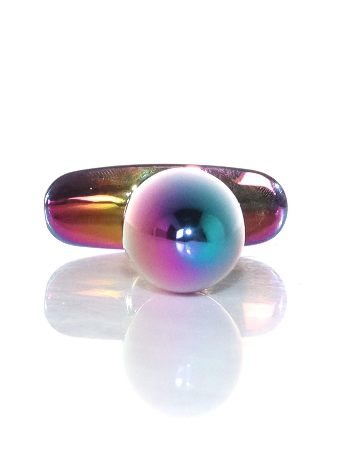 Анальна пробка з кристалом B - Series HeavyFun Plug-Jewellery Multicolour, 7.7 см (червоний)