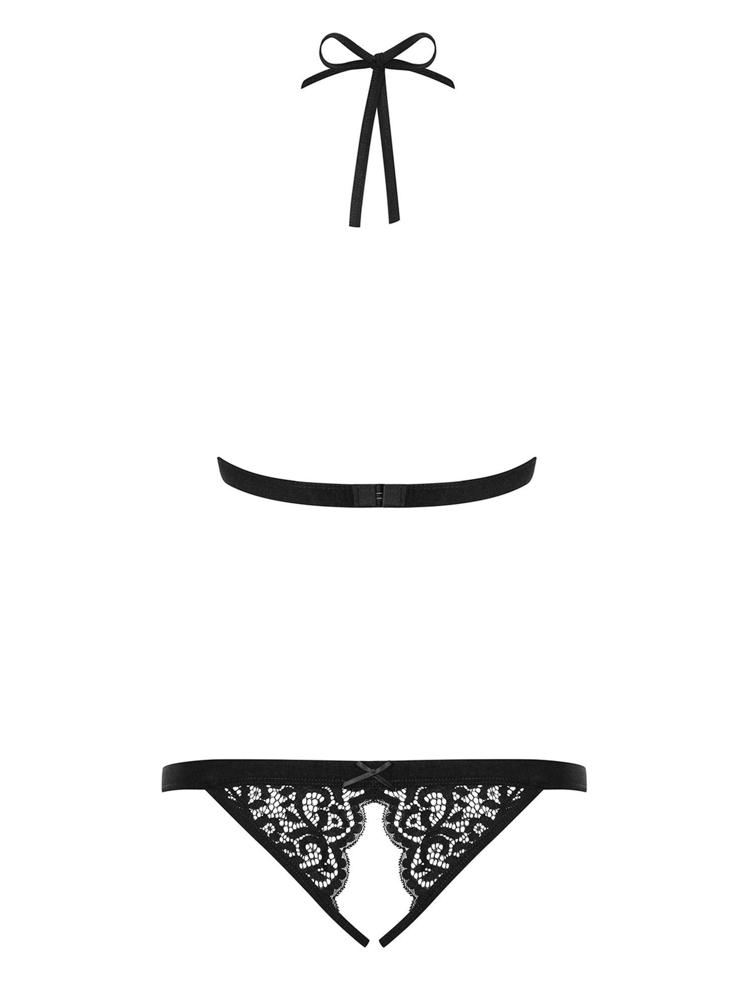 Боди Obsessive 831-TED-1, S/M (черный)
