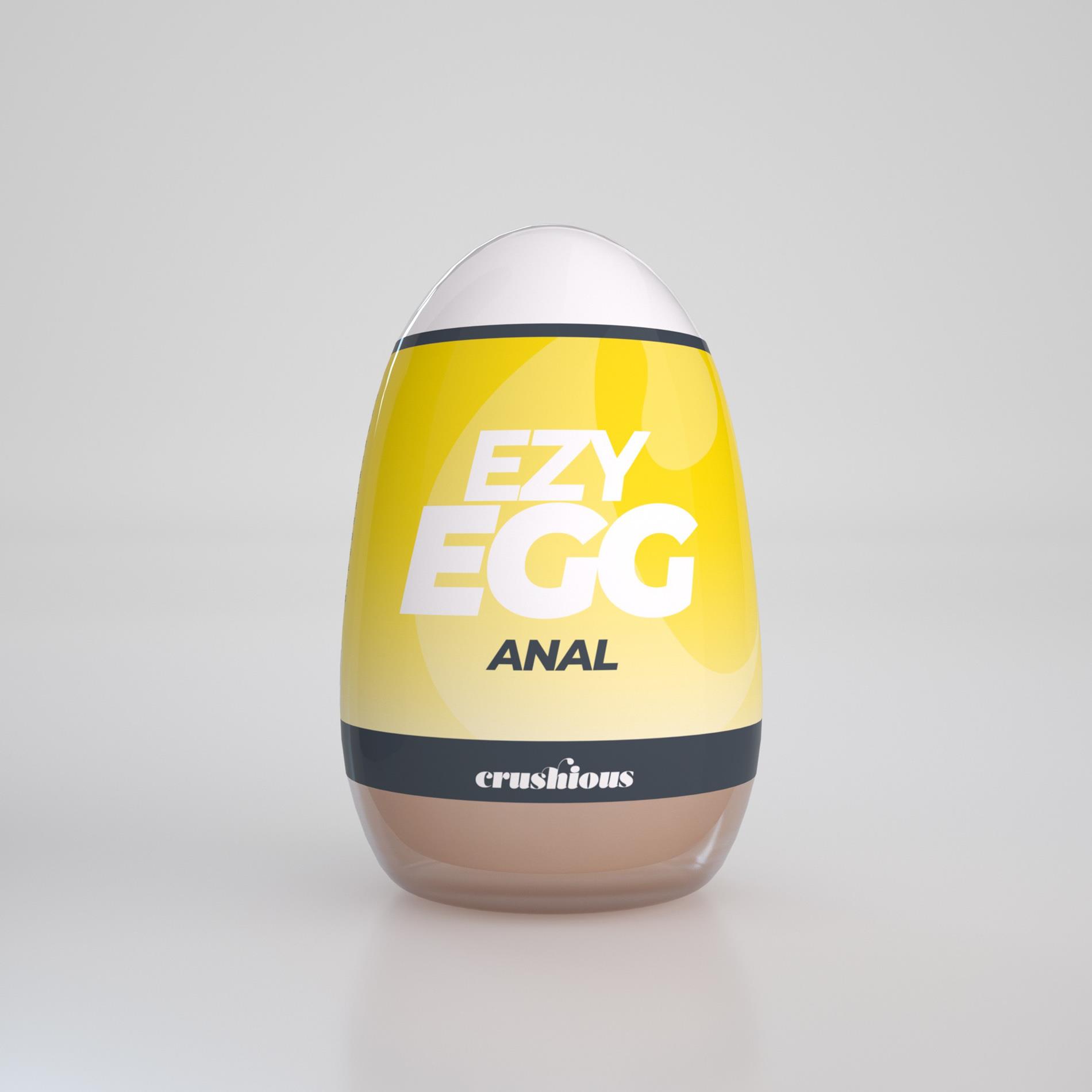 Мастурбатор Crushious Ezy Eggs Anal (телесный)