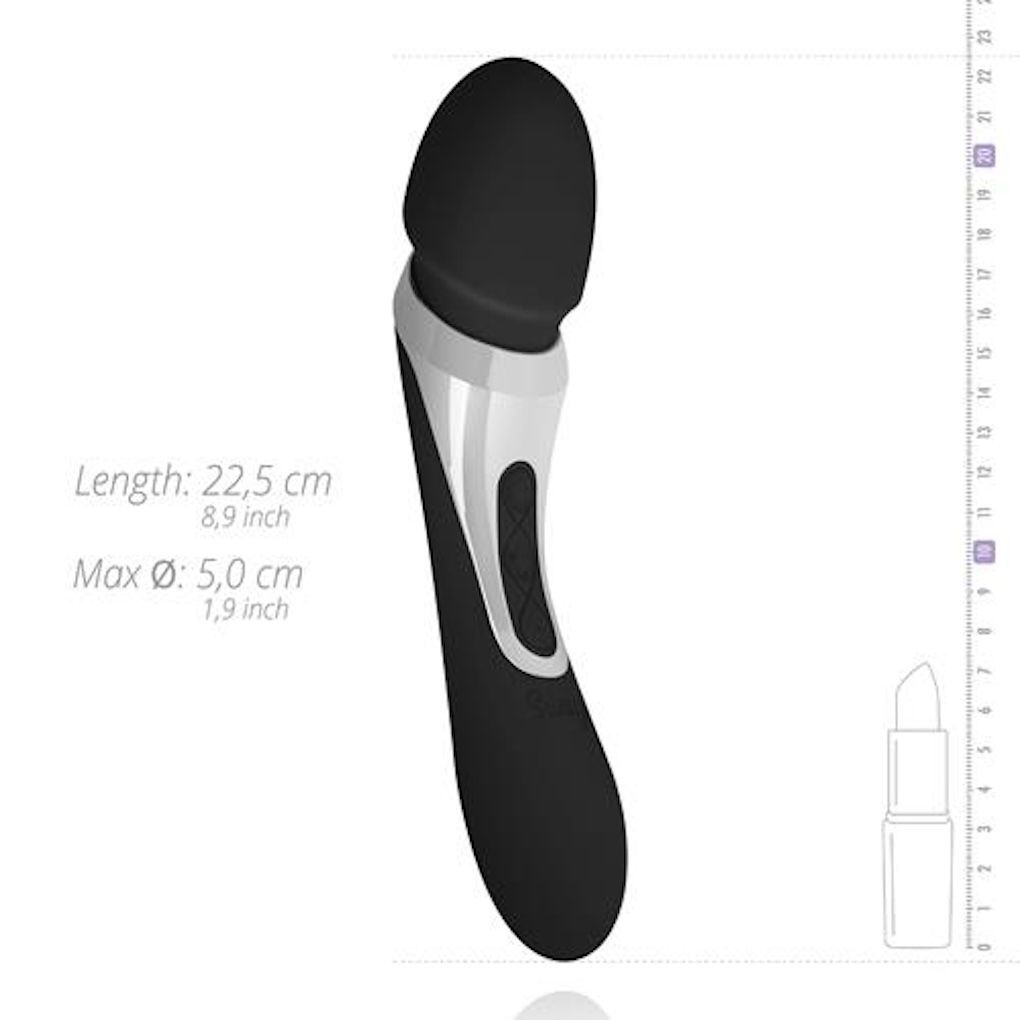 Вибромассажер Sway Vibes Wand, 22.5 см (черный)