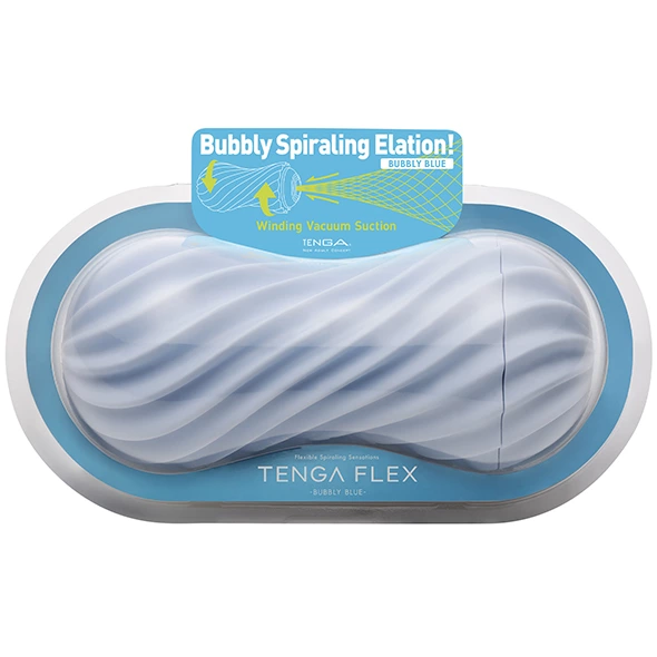 Мастурбатор Tenga Flex Bubbly (голубой)