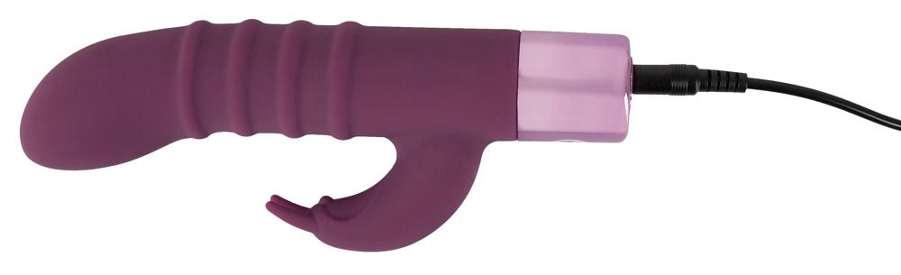 Вибратор-кролик Elegant Series Rabbit Vibe, 16 см (фиолетовый)