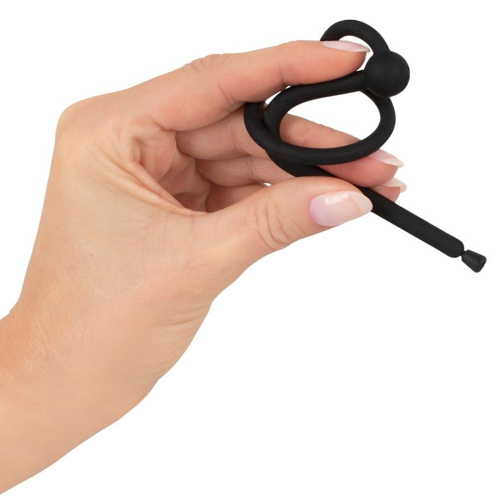 Уретральний стимулятор Mystim Plug, 12,7 см (чорний)